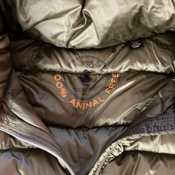 SAVE THE DUCK water repellent hooded quilted puffer coat - Picture 2 of 7